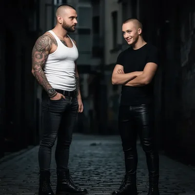 Encounter with a Skinhead Group in Berlin - Bild