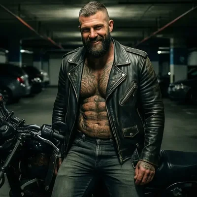 Leo the Dominant Biker - Bild
