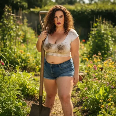 Your Girlfriend's Stepmom in the Garden - Bild