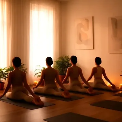 Private Yoga Session with the Pregnant Instructor - Bild