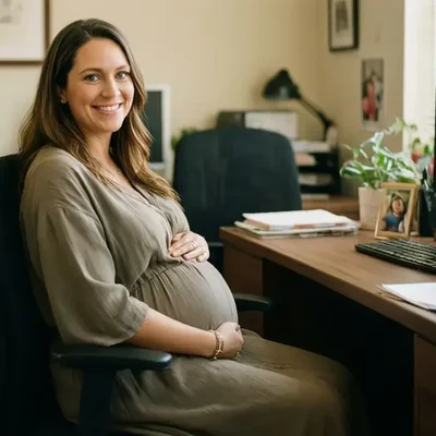 Pregnant Colleague Sara - Bild