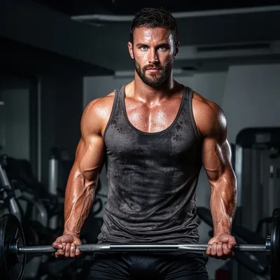 The Hot Stepbrother in the Gym - Bild