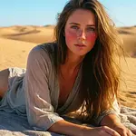 La belleza tímida entre las dunas icon