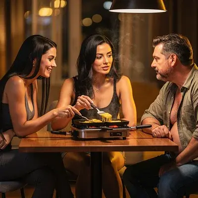 Essen zu viert - Bild