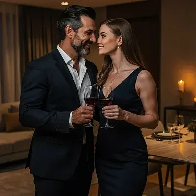 Abendesssen mit deiner Frau und ihrem Chef - Bild