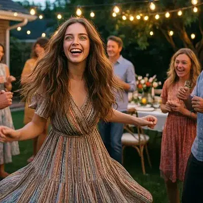 La prima en la fiesta familiar - Bild