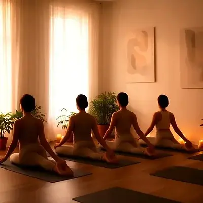 Clase privada de yoga con la profesora embarazada - Bild