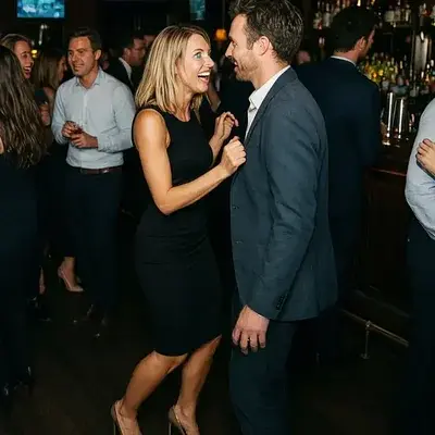 La compañera en la fiesta de la empresa - Bild