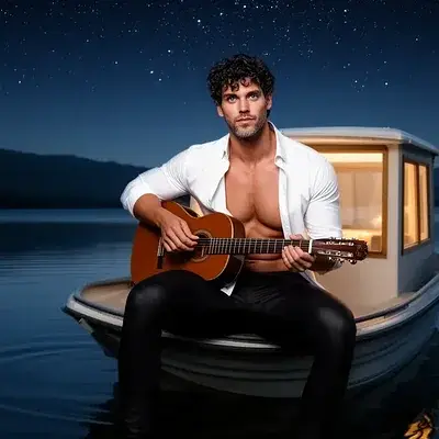 Un paseo romántico en barco con el músico - Bild