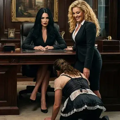The Dominant Businesswoman and Her Assistant - Bild