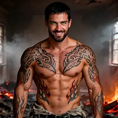 Joey el sobreviviente tatuado - Bild