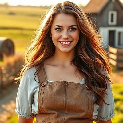 Die einsame Bäuerin - Bild